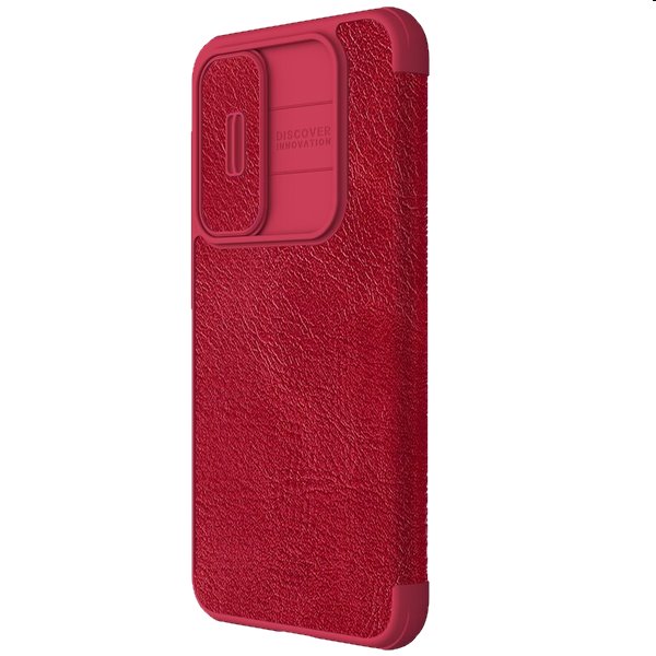 Nillkin Qin BookPRO tok Samsung Galaxy A55 5G számára, piros