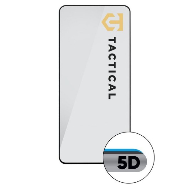 Tactical Shield 5D védőüveg Infinix Hot 40i számára, fekete