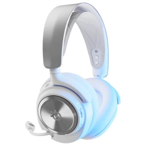 Vezeték nélküli fülhallgató SteelSeries Arctis Nova Pro Vezeték nélküli P Playstation számára, fehér