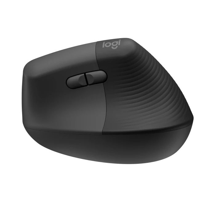 Logitech Lift Vertical Ergonomic Mouse, graphite, kiállított darab, 21 hónap garancia