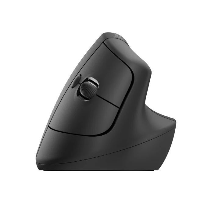 Logitech Lift Vertical Ergonomic Mouse, graphite, kiállított darab, 21 hónap garancia