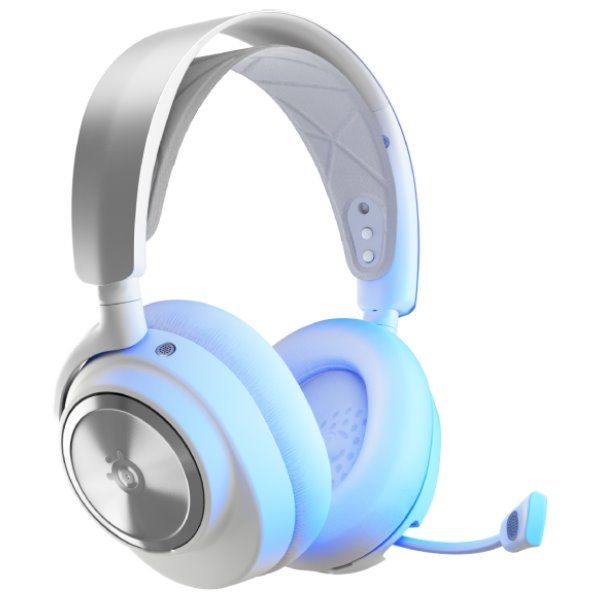 Vezeték nélküli fülhallgató SteelSeries Arctis Nova Pro Vezeték nélküli P Playstation számára, fehér
