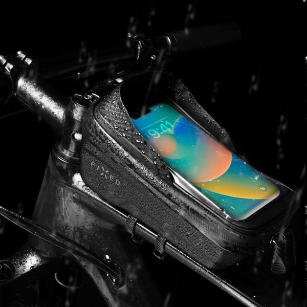 FIXED Levehető mobiltelefontok kerékpárhoz Bikee Bag, fekete