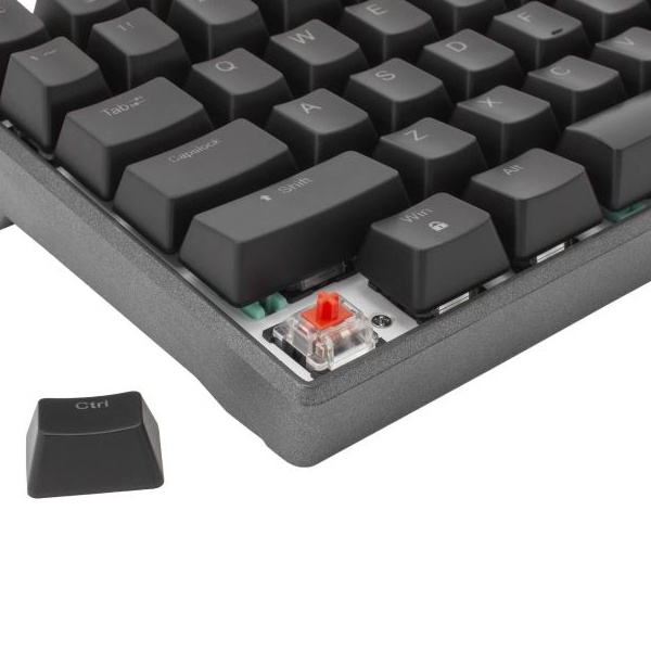 White Shark játékos mechanikus billentyűzet KATANA, US kiosztás, fekete White Shark játékos mechanikus billentyűzet KATANA, US kiosztás, fekete