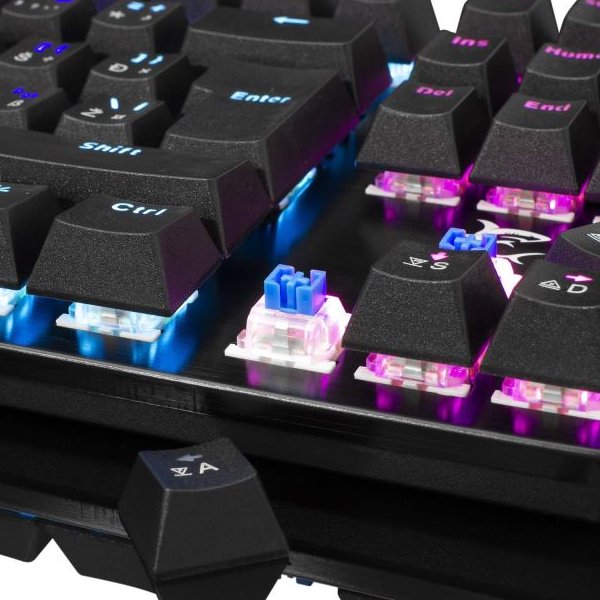 White Shark játékos billentyűzet SPARTAN, US kiosztás, fekete White Shark játékos billentyűzet SPARTAN, US kiosztás, fekete