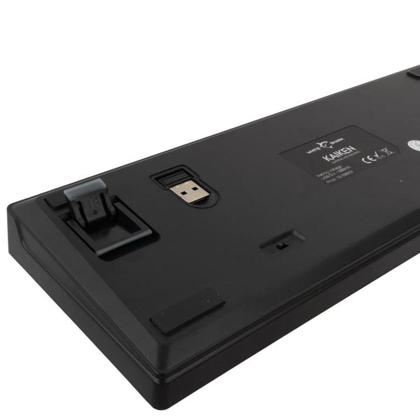 White Shark KAIKEN mechanikus vezeték nélküli játékos billentyűzet, US kiosztás, piros switch, fekete