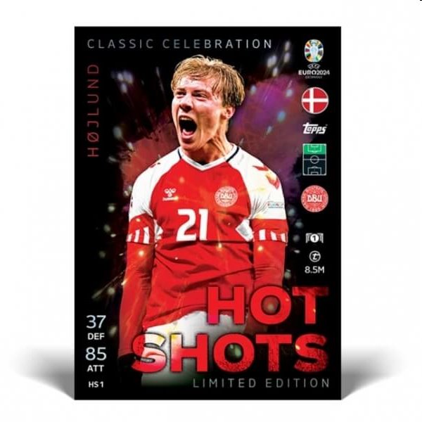 Topps EURO 2024 Mega Tin 1 Hot Shots Topps EURO 2024 Mega Tin 1 Hot Shots