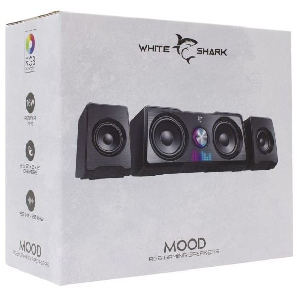 White Shark 2.2 MOOD hangszórók, fekete