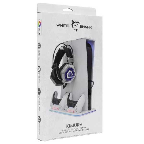 White Shark KIMURA hűtő állvány és töltőállomás PlayStation 5 számára