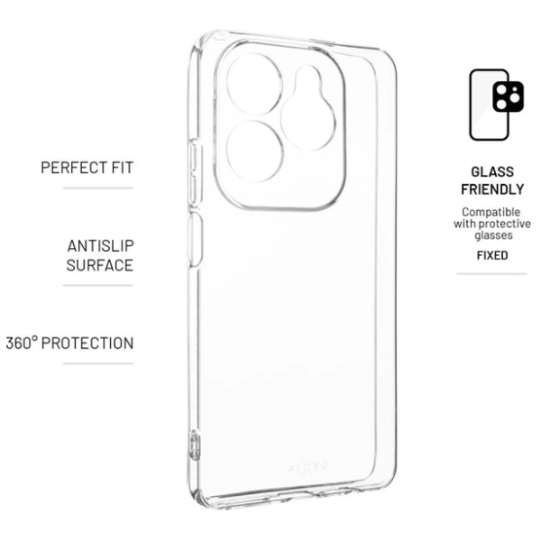 FIXED Story hátlapi zselés tok Infinix Hot 40/40 Pro számára, áttetsző FIXED Story hátlapi zselés tok Infinix Hot 40/40 Pro számára, áttetsző