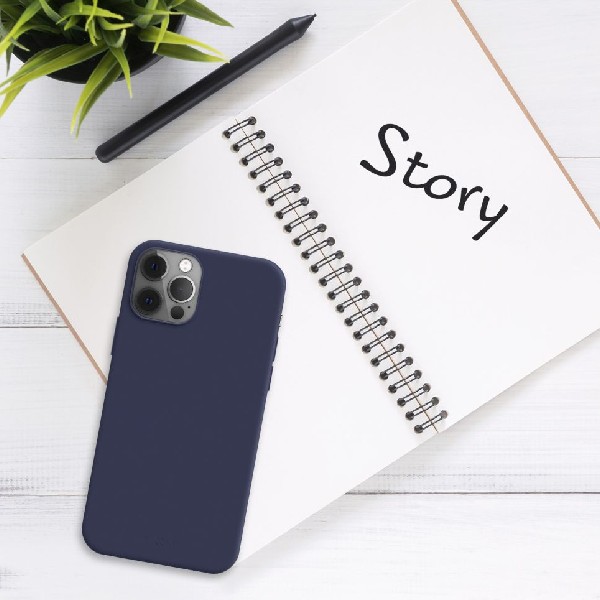 FIXED Story Hátlapi gumírozott tok Motorola Moto G04/G24 számára, kék FIXED Story Hátlapi gumírozott tok Motorola Moto G04/G24 számára, kék