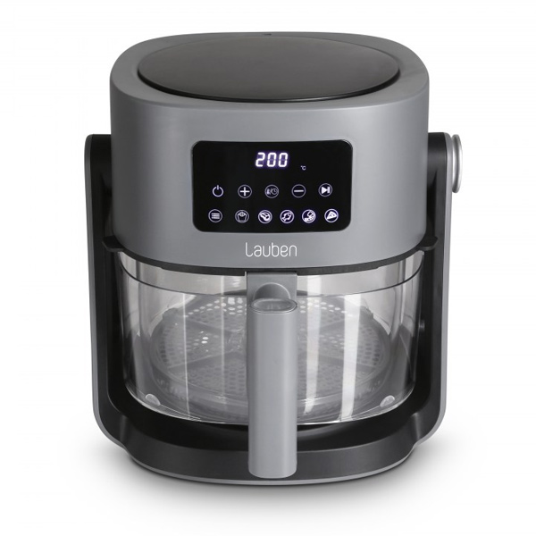 Lauben Glass és Grill Air Fryer 3 in 1 5500BG, Forró levegős sütő grillsütővel