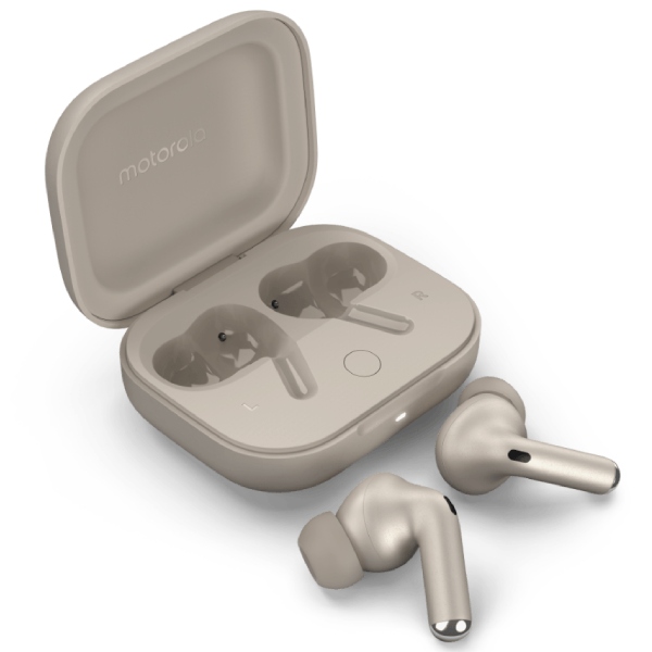Motorola Moto Buds Plus, krémszín
