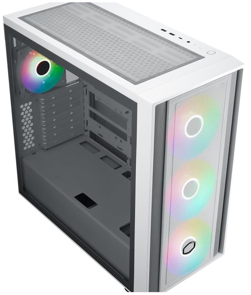 COOLER MASTER case MasterBox 600, ATX, Mid Tower, white COOLER MASTER case MasterBox 600, ATX, Mid Tower, white
