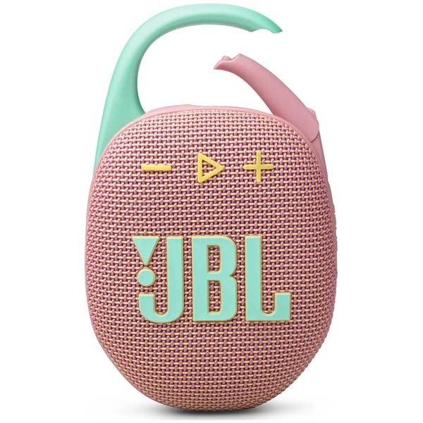 JBL Clip 5 hordozható hangszóró, rózsaszín