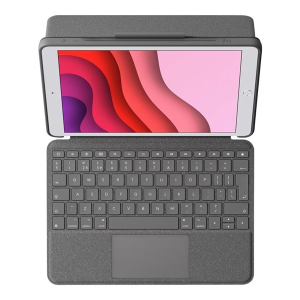 Logitech COMBO TOUCH iPad (10. gen.), UK, szürke