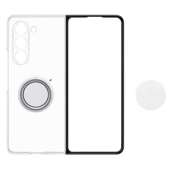 Samsung Clear Gadget Cover Galaxy Z Fold5, transparent (levehető fogantyú) Samsung Clear Gadget Cover Galaxy Z Fold5, transparent (levehető fogantyú)