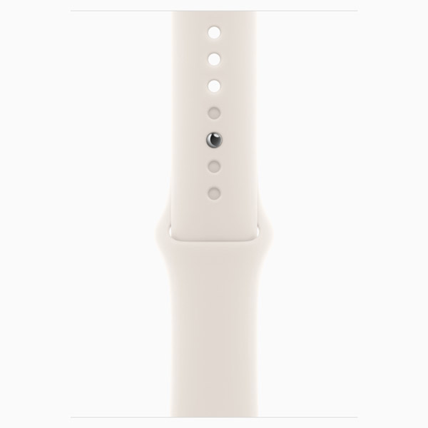 Apple Watch Series 10 GPS + Cellular 46mm Arany titán csillagos fehér sportszíj - M/L