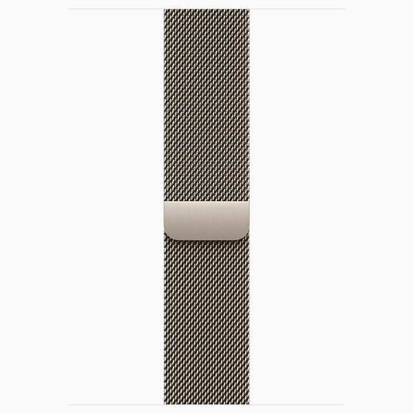 Apple Watch Series 10 GPS + Cellular 46mm Természetes titán természetes milánói szíj - M/L