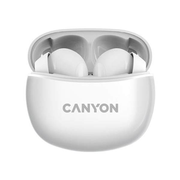 Canyon TWS-5 vezeték nélküli fejhallgató, fehér