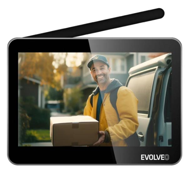 EVOLVEO DoorPhone W7, WiFi -s vezetékes otthoni videótelefon szett monitorral fekete