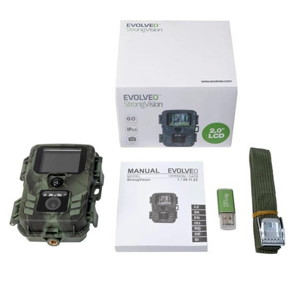 EVOLVEO StrongVision MINI WiFi, Fotócsapda/biztonsági kamera alkalmazással