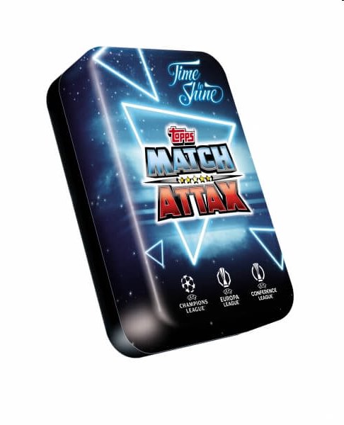 Focikártyák Topps Match Attax TCG 2024/25 UCC Mega Tin 1 kék