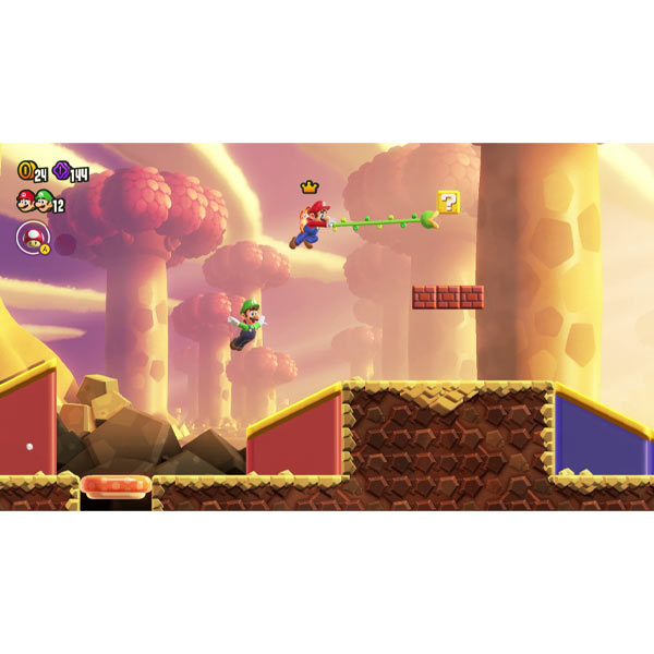 Nintendo Switch (OLED Model), white + Super Mario Bros Wonder + 12 havi NSO előfizetés