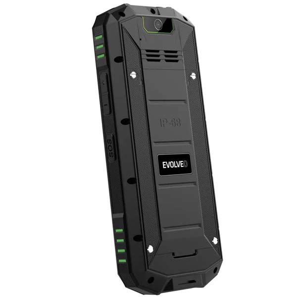 Evolveo StrongPhone X5, vízálló, ellenálló Dual Sim telefon, fekete-zöld