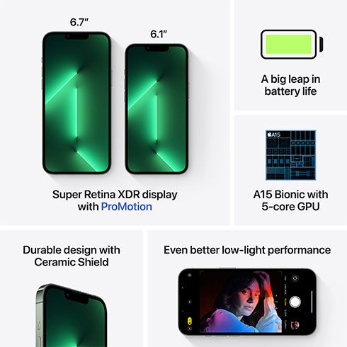 Apple iPhone 13 Pro Max 128GB, alpine green - karcos kijelző + BÓNUSZ (ÜVEG), C osztály - használt, 12 hónap garancia Apple iPhone 13 Pro Max 128GB, alpine green - karcos kijelző + BÓNUSZ (ÜVEG), C osztály - használt, 12 hónap garancia