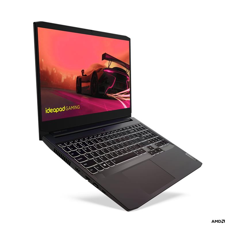 Lenovo IdeaPad Gaming 3 15ACH6 Ryzen5 5500H 16GB 512GB-SSD 15.6"FHD IPS AG RTX2050-4GB Win11Home Black