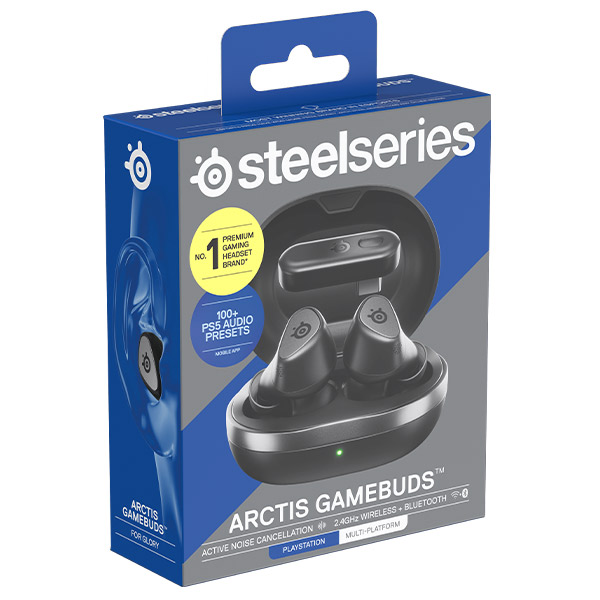 Steelseries Arctis GameBuds PS5/PC, fekete