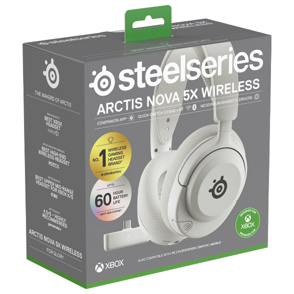 Steelseries Arctis Nova 5X for Xbox, white
