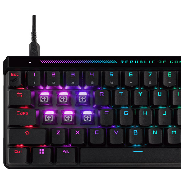 ASUS ROG Falchion HFX US, fekete
