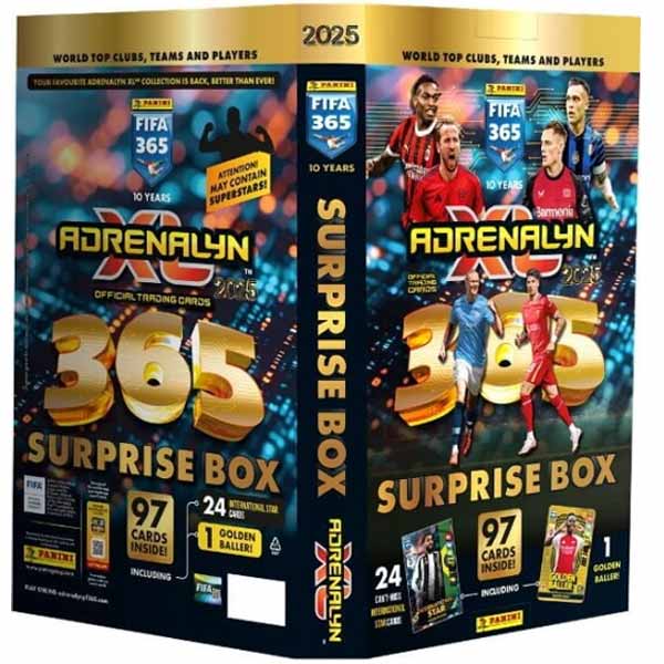 Focis kártyák Panini FIFA 365 2024/2025 Adrenalyn Ádventi naptár Surprise box Focis kártyák Panini FIFA 365 2024/2025 Adrenalyn Ádventi naptár Surprise box