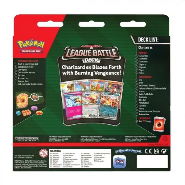 Kártyajáték Pokémon TCG: Charizard ex League Battle Deck (Pokémon)