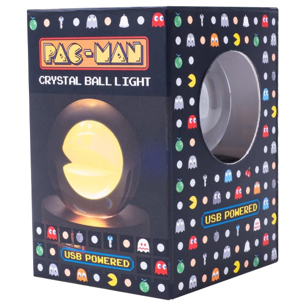 PAC-MAN lámpa kristálygömbben