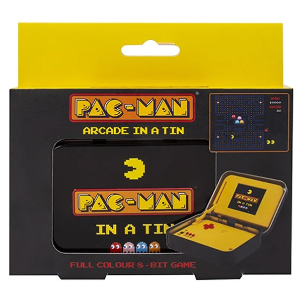 Retro konzol PAC MAN Arcade pléhdobozos