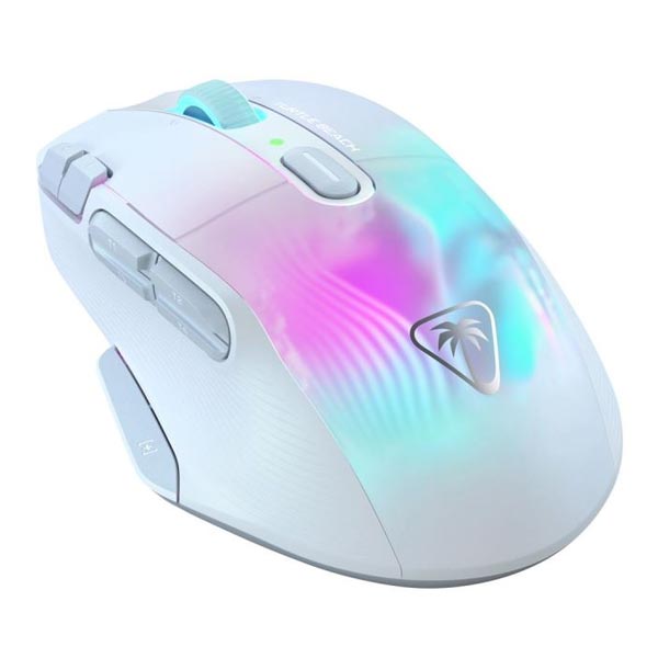 Turtle Beach Bundle vezeték nélküli játékos egér KONE XP Air és RGB töltőállomás Rapid, fehér