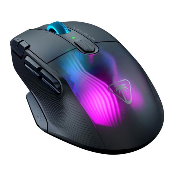 Turtle Beach Bundle vezeték nélküli játékos egér KONE XP Air és RGB töltőállomás Rapid, fekete