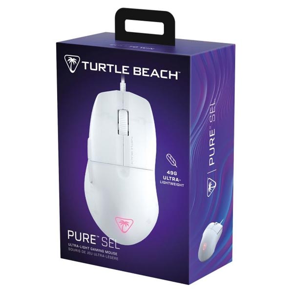 Turtle Beach Pure SEL játékos egér, 8.000 DPI, fehér
