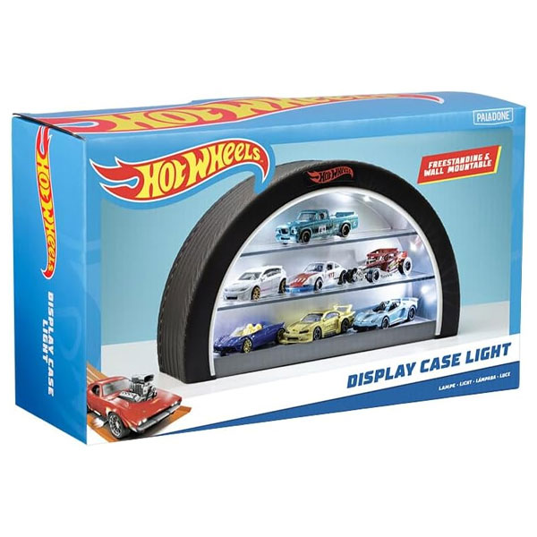 Hot Wheels megvilágított vitrin kerék alakban (Hot Wheels) Hot Wheels megvilágított vitrin kerék alakban (Hot Wheels)