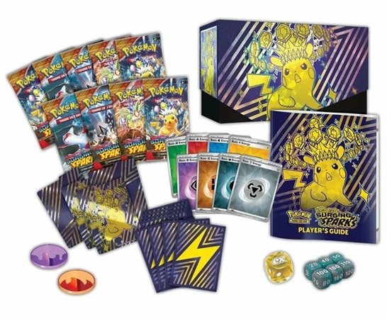 Kártyajáték TCG: Scarlet & Violet Surging Sparks Elite Trainer Box (Pokémon)
