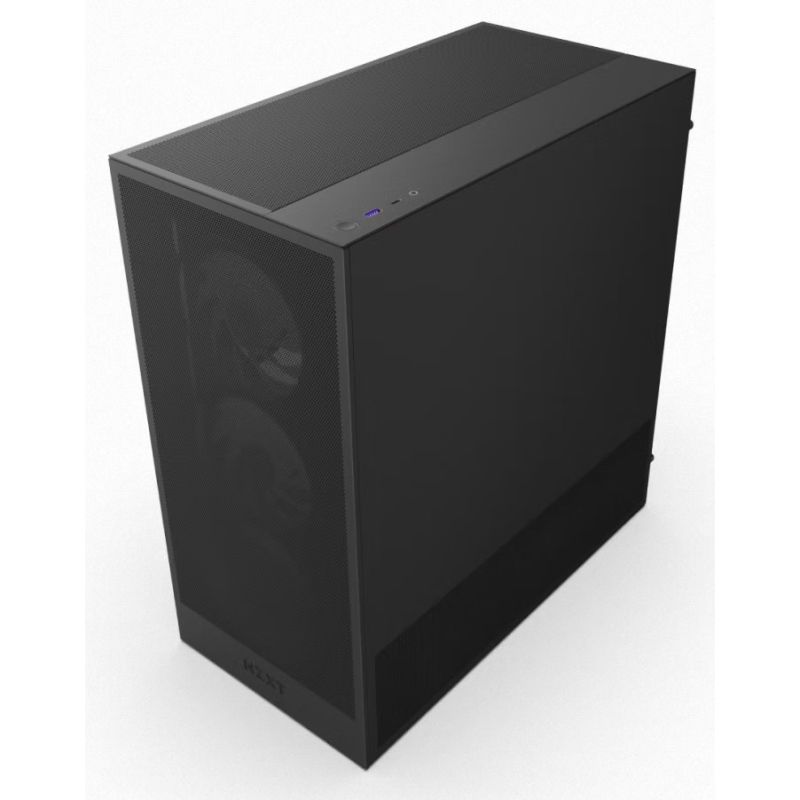 NZXT case H5 Flow RGB / 360 mm RGB core fan / mesh / Black