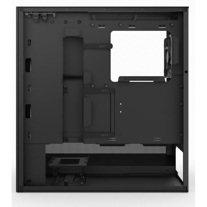 NZXT case H5 Flow RGB / 360 mm RGB core fan / mesh / Black