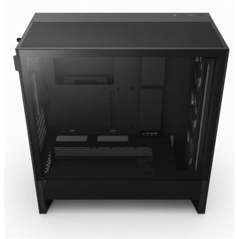 NZXT case H5 Flow RGB / 360 mm RGB core fan / mesh / Black