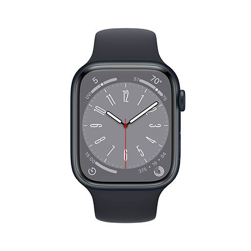 Apple Watch Series 8 GPS 45mm Midnight Aluminium Case, C osztály - használt, 12 hónap garancia Apple Watch Series 8 GPS 45mm Midnight Aluminium Case, C osztály - használt, 12 hónap garancia