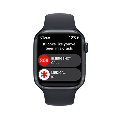 Apple Watch Series 8 GPS 45mm Midnight Aluminium Case, C osztály - használt, 12 hónap garancia Apple Watch Series 8 GPS 45mm Midnight Aluminium Case, C osztály - használt, 12 hónap garancia