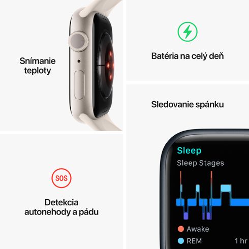 Apple Watch Series 8 GPS 45mm Midnight Aluminium Case, C osztály - használt, 12 hónap garancia Apple Watch Series 8 GPS 45mm Midnight Aluminium Case, C osztály - használt, 12 hónap garancia