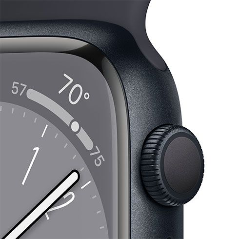 Apple Watch Series 8 GPS 45mm Midnight Aluminium Case, C osztály - használt, 12 hónap garancia Apple Watch Series 8 GPS 45mm Midnight Aluminium Case, C osztály - használt, 12 hónap garancia